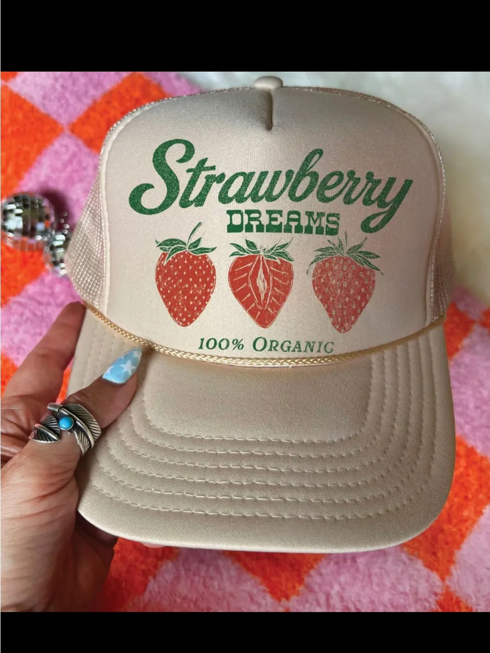 🆕🍓TRUCKER HAT